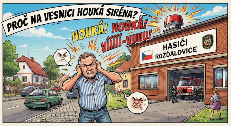 Proč houká siréna - SDH Rožďalovice